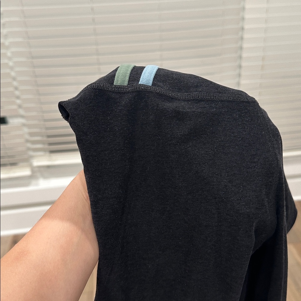 Beyond Yoga Black Leggings with Blue Stripes 2 for $20 - Picture 8 of 8
